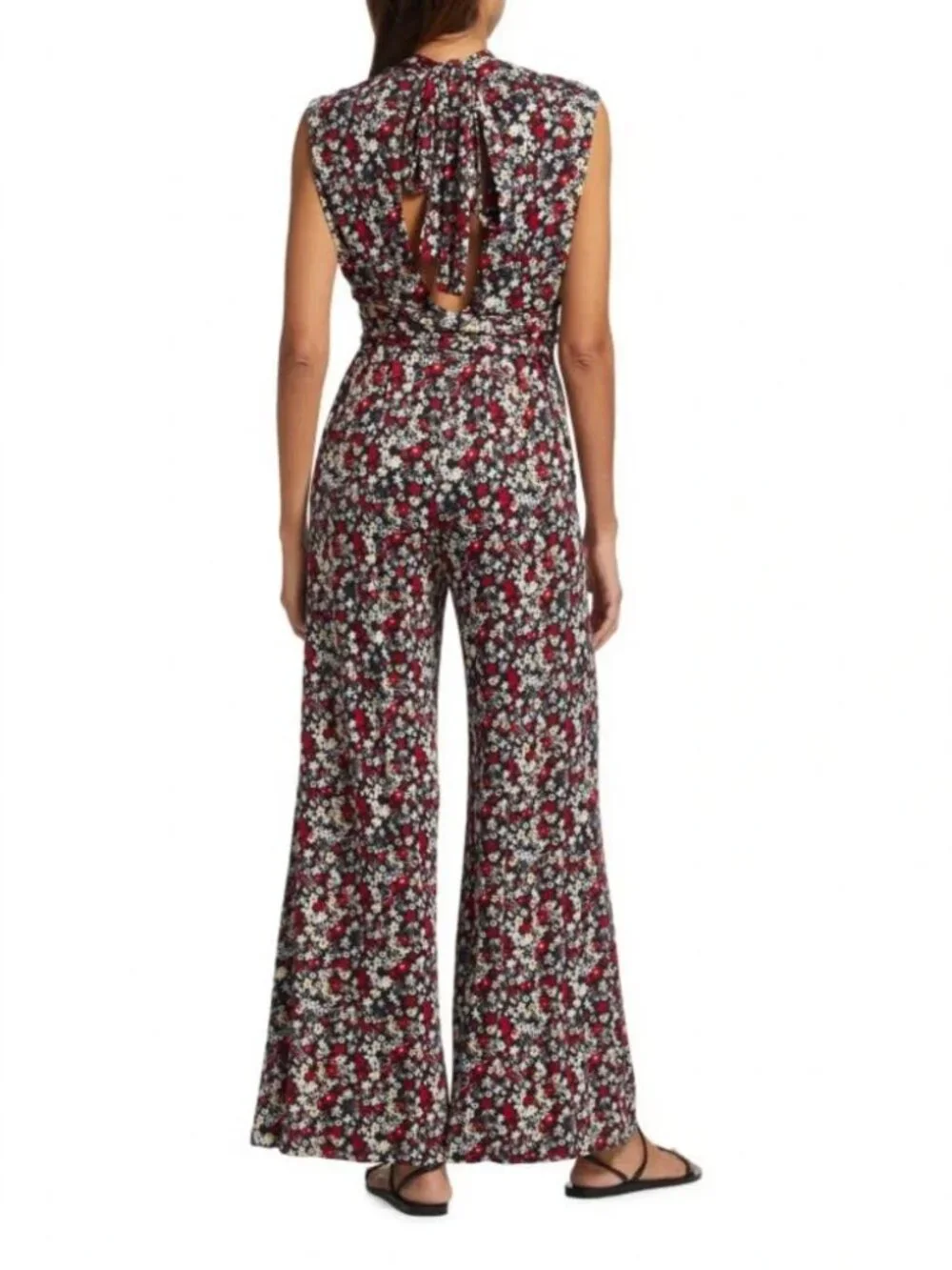 Free People Vibe Check One Piece Ditsy Floral Jumpsuit XS